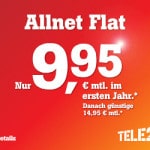 Tele2 Allnet Flat unter 10 Euro